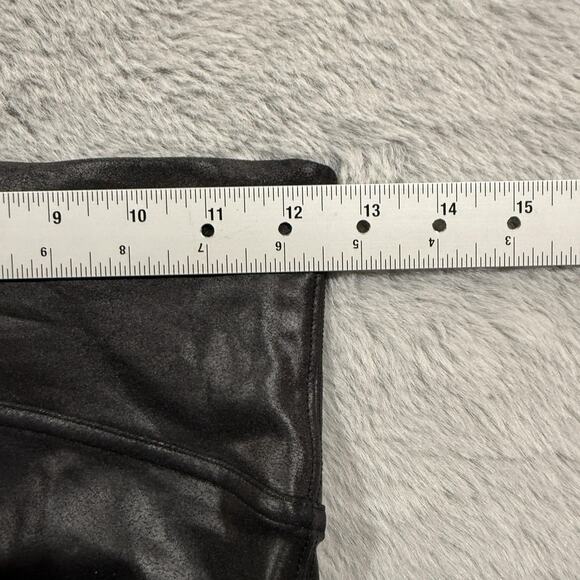 Spanx Leggings Womens Medium Faux Leather High Rise Slimming Shapewear Pants - Picture 6 of 9